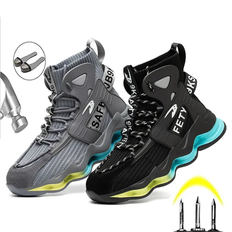 Men's Safety Shoes Anti-puncture Lightweight Sneakers
