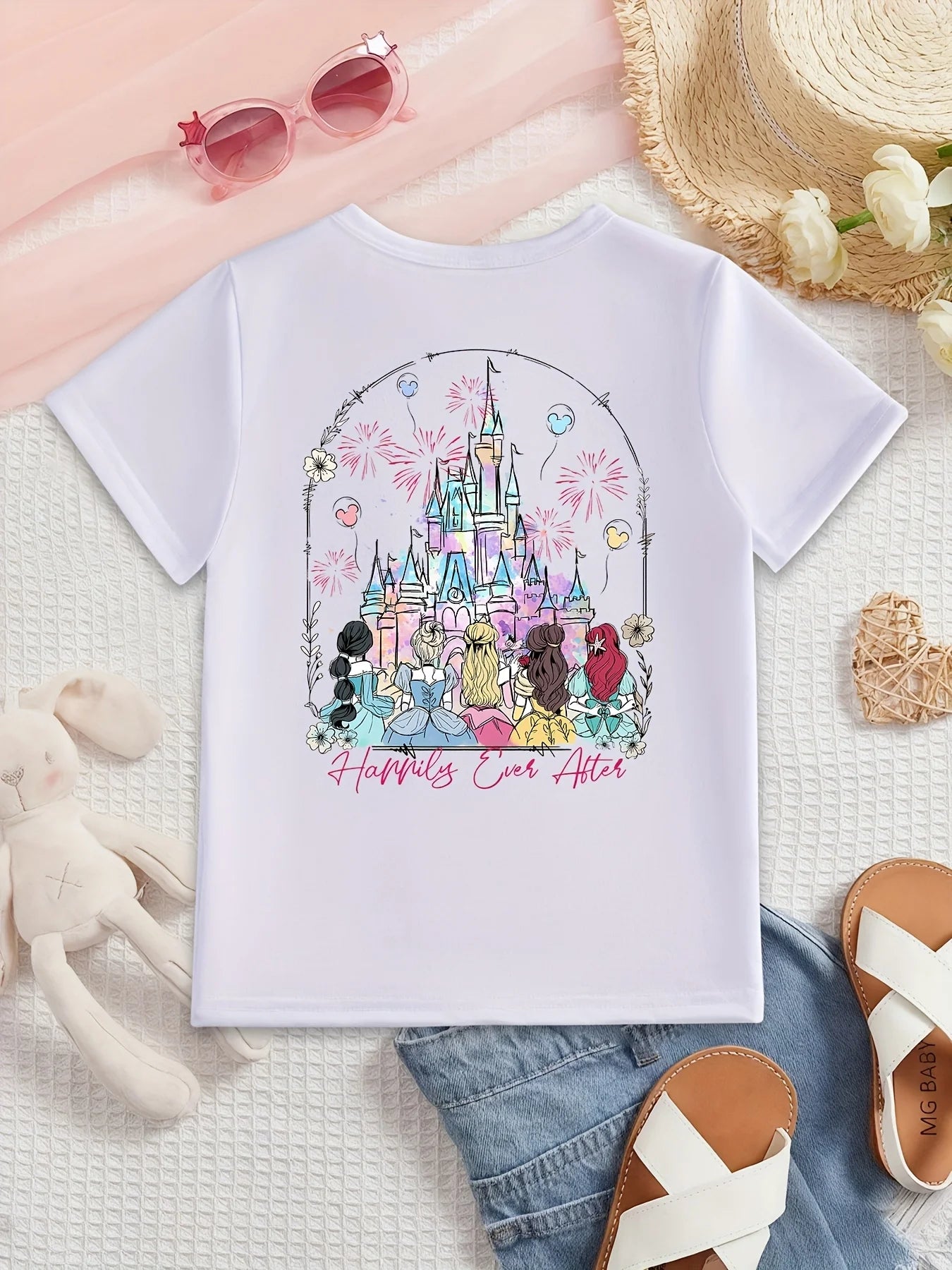 Disney authorized Castle and Fireworks princess dress