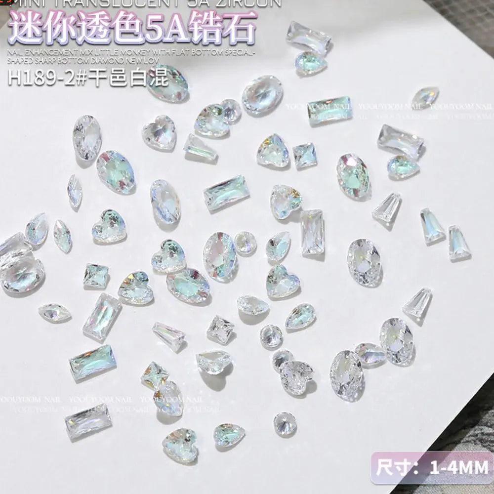 Shiny Zircon Rhinestones Nail Charms
