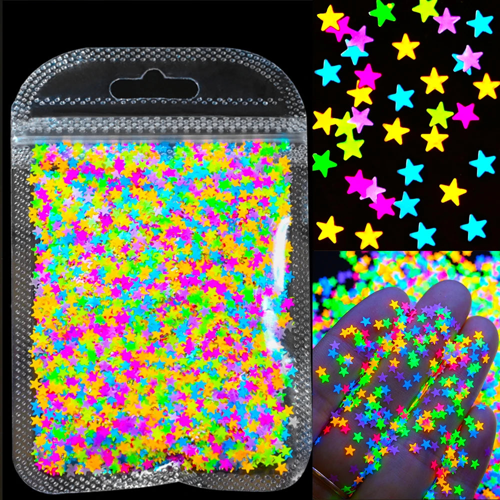 Luminous Nail Powder Glow In The Dark