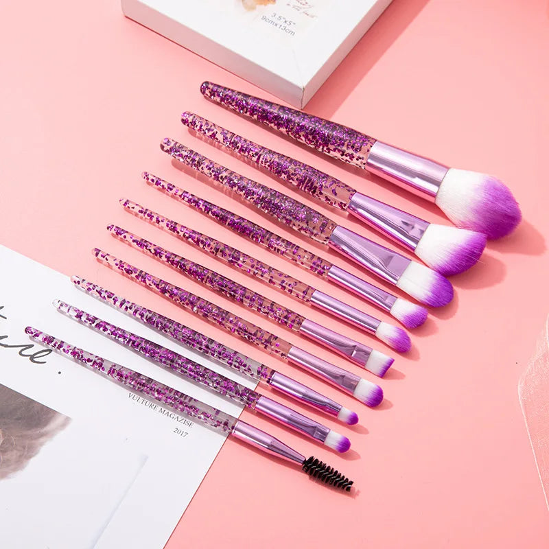 10PCS Makeup Brush Set