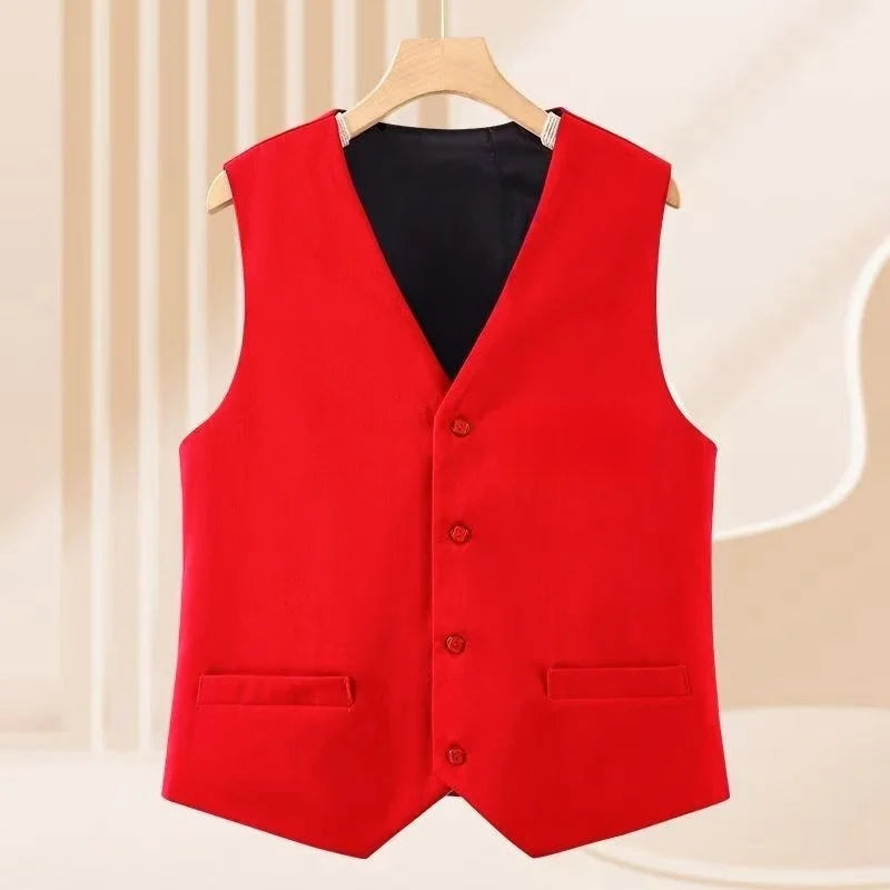Casual Chic In Office Lady's Waistcoat