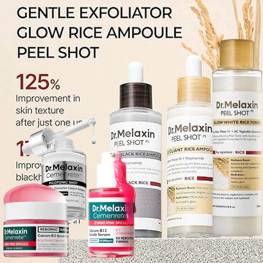 Peel Shot White And Black Rice Exfoliating Serum & Cream