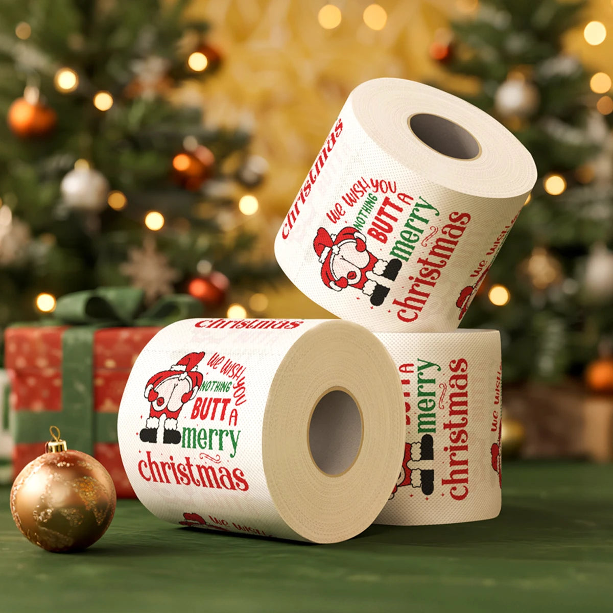Christmas Toilet Roll Paper