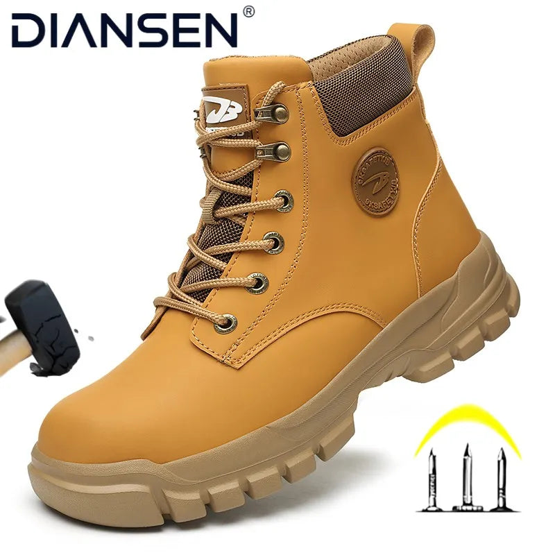 Safety Steel Toe Lightweight Kevlar-Mid sole Boots