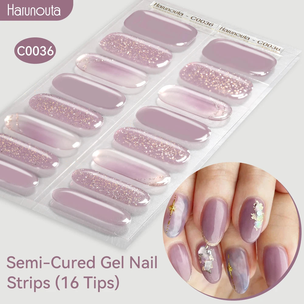 Gradient Semi Cured Gel Nail Strips