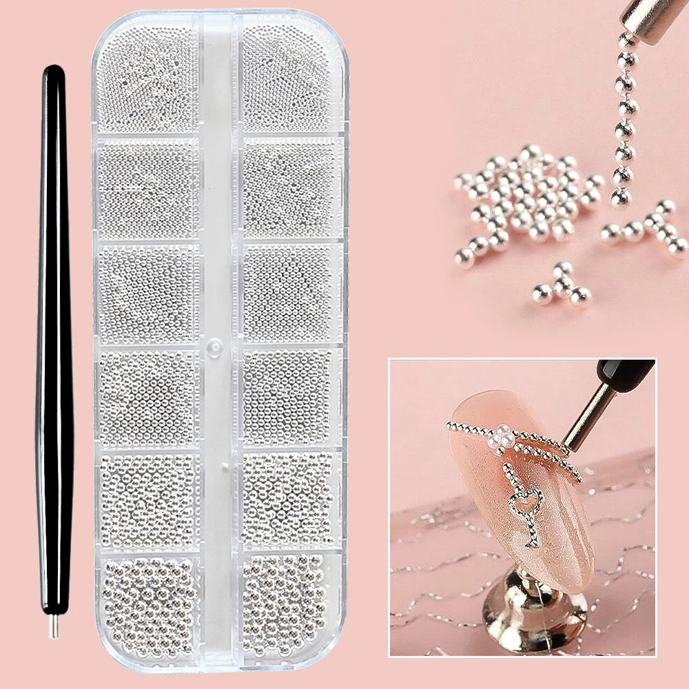 Mini Caviar Beads Nail Art Decorations