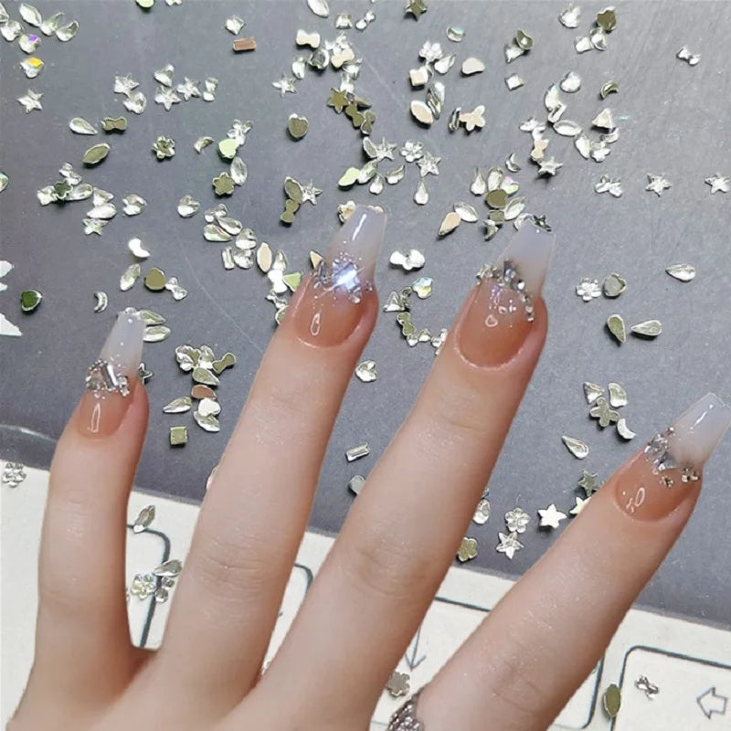 300/100pcs Mini Nail Art Rhinestones