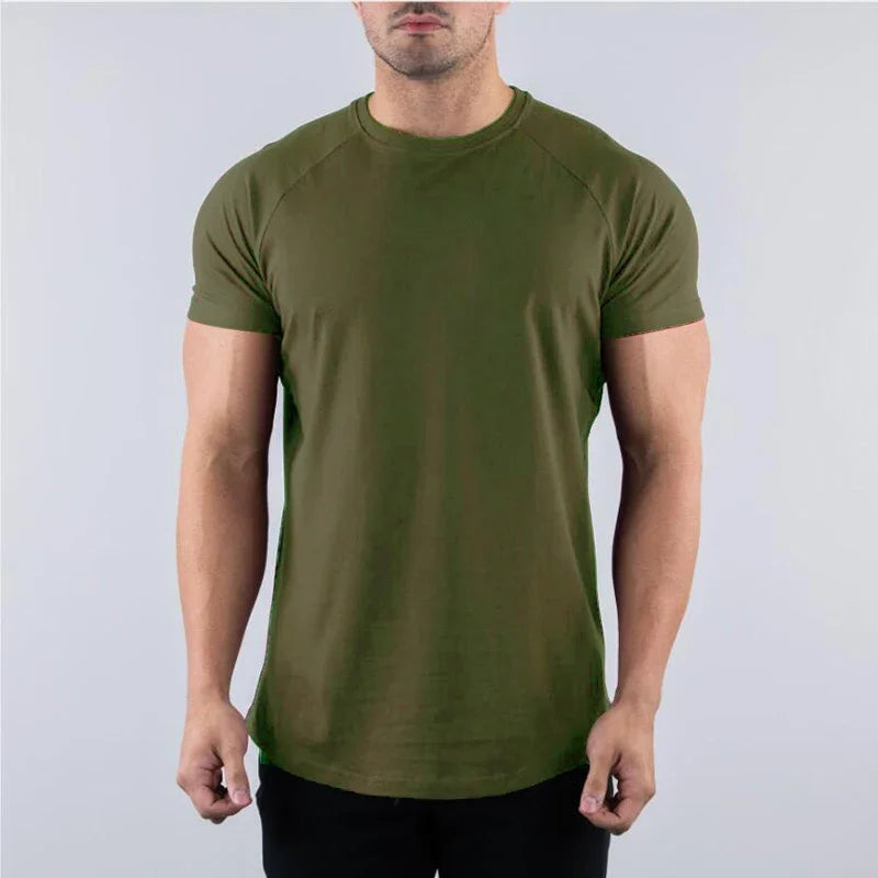 Plain Summer Cotton Breathable T-shirts for Men