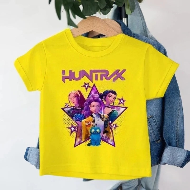 Kpop Demon Hunters Cartoon Tee Shirt