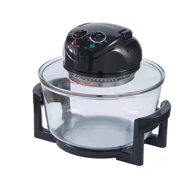 12L Oil-free Air Fryer Electric Fryers Visible Household  Automatic Oven Deep Fryer Multifunctional Cooker French Fries Pan 220V