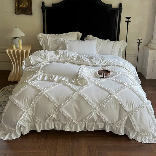 Princess Style Ruffles Bedding Set