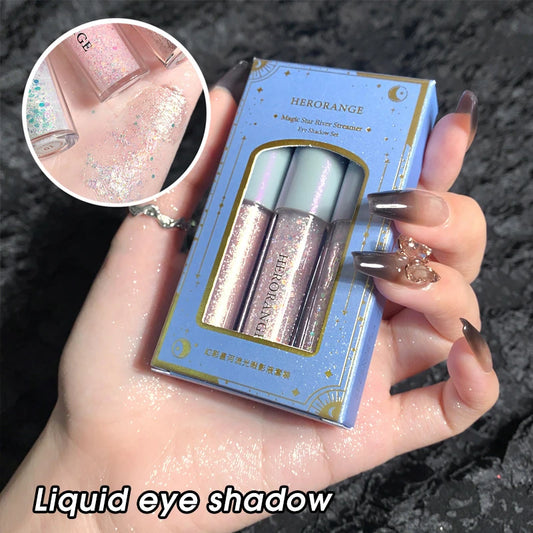 Eye shadow liquid gloss