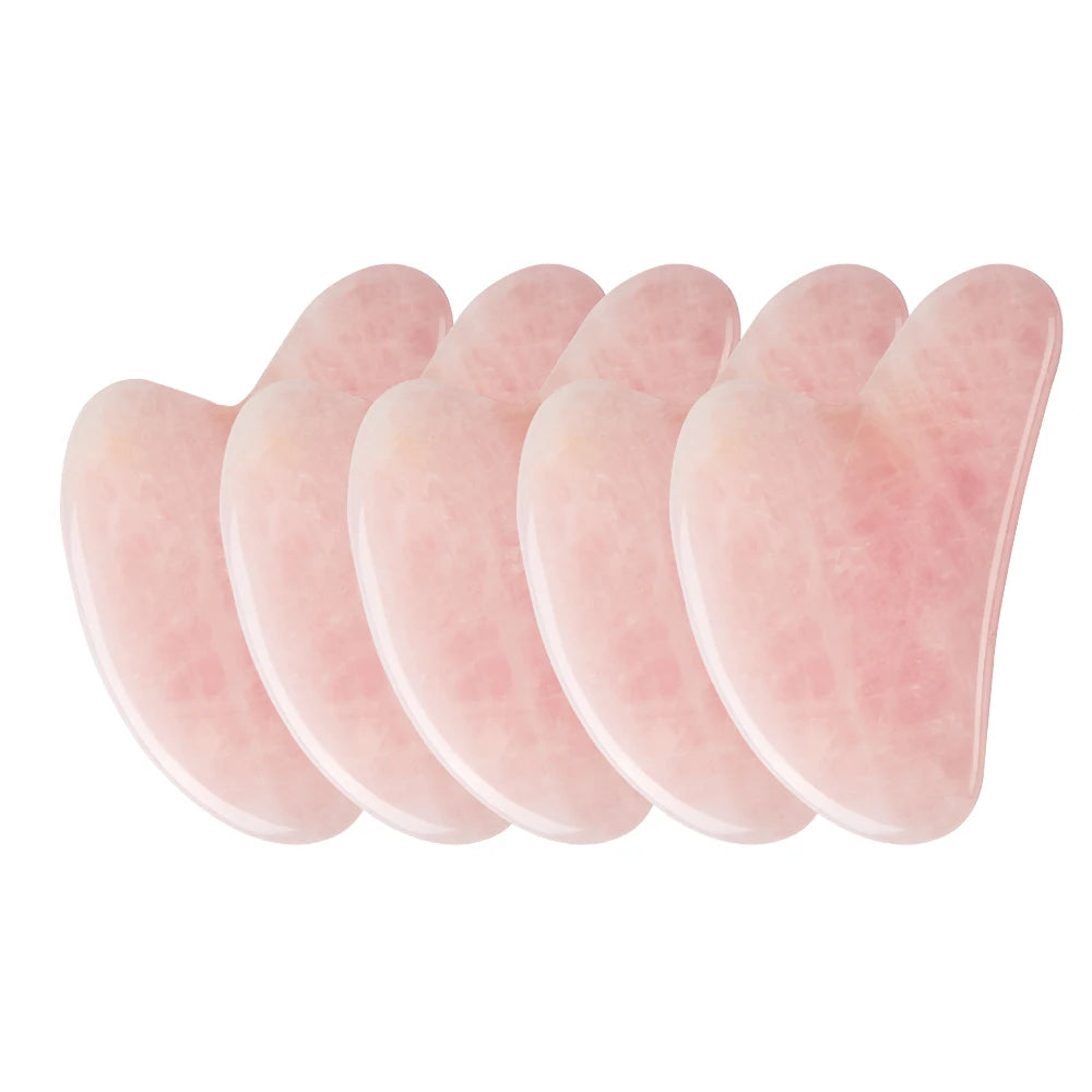 Rose Quartz Gua Sha For Face Massage
