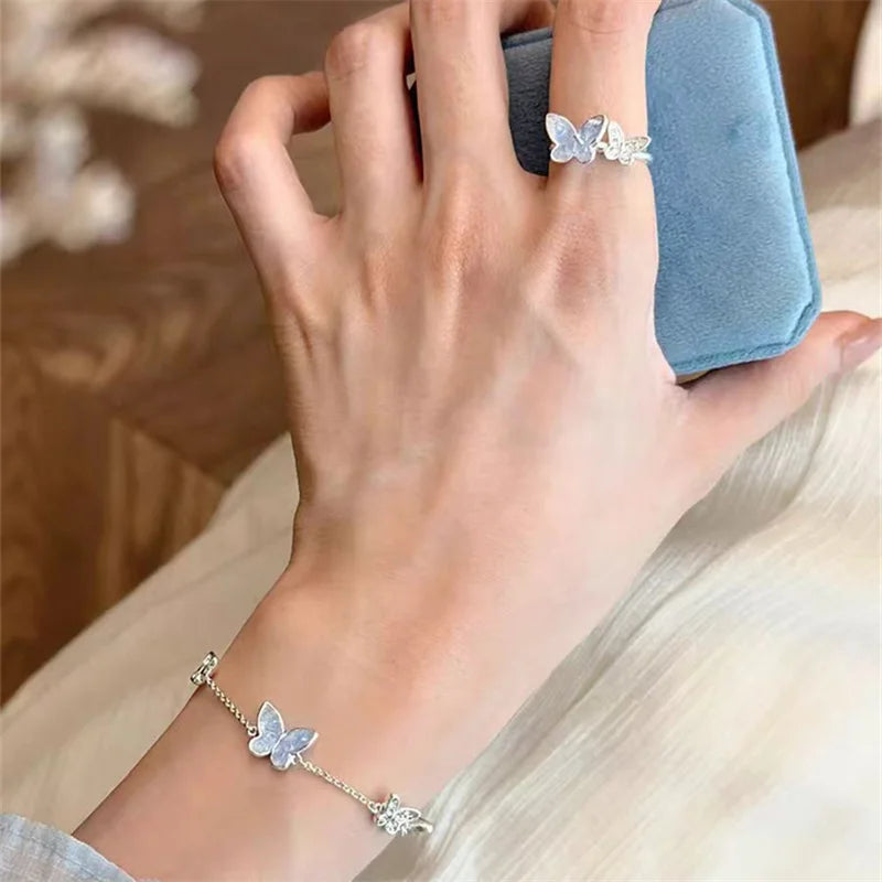 Fashion Butterfly Jewelry Set