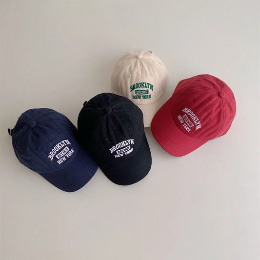 Korean Baby Baseball Letter Embroidery Cap