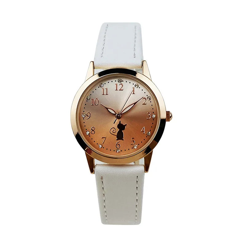 Cute Cat Waterproof Watch
