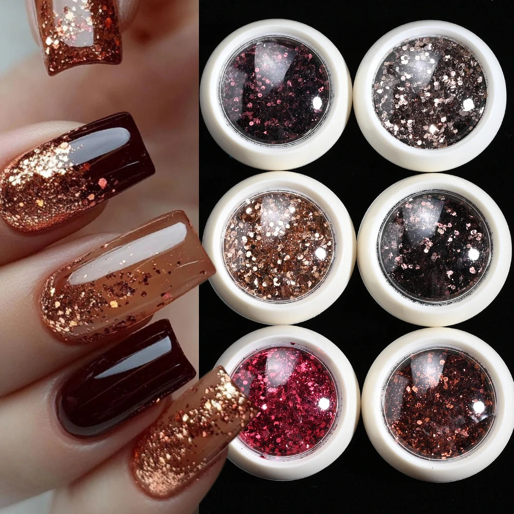 Elegant Mirror Chrome Effect Metallic Dust For Nail