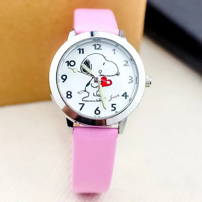 Cute Snoopy Children Watch