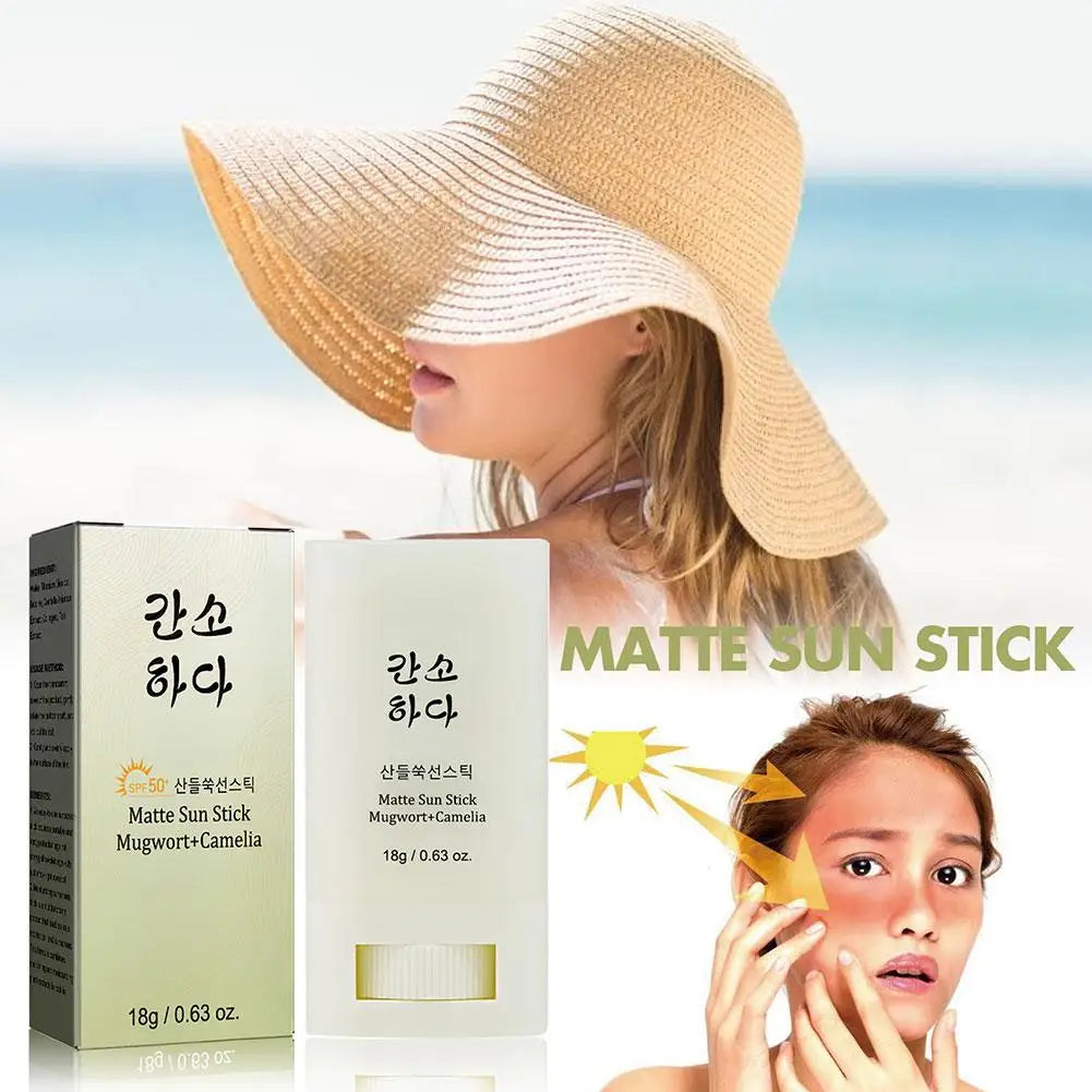 Face Sunscreen in Bar Solar Blocker Matte Sun Stick