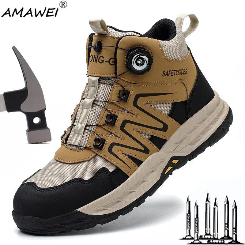 New Indestructible Anti-smash Anti-puncture Work Tactical Boots