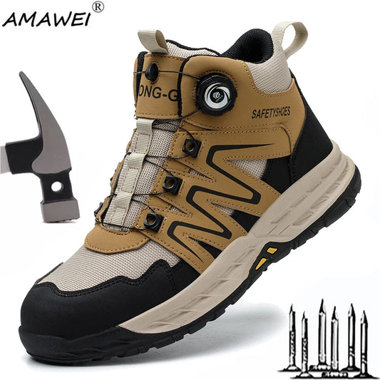 New Indestructible Anti-smash Anti-puncture Work Tactical Boots