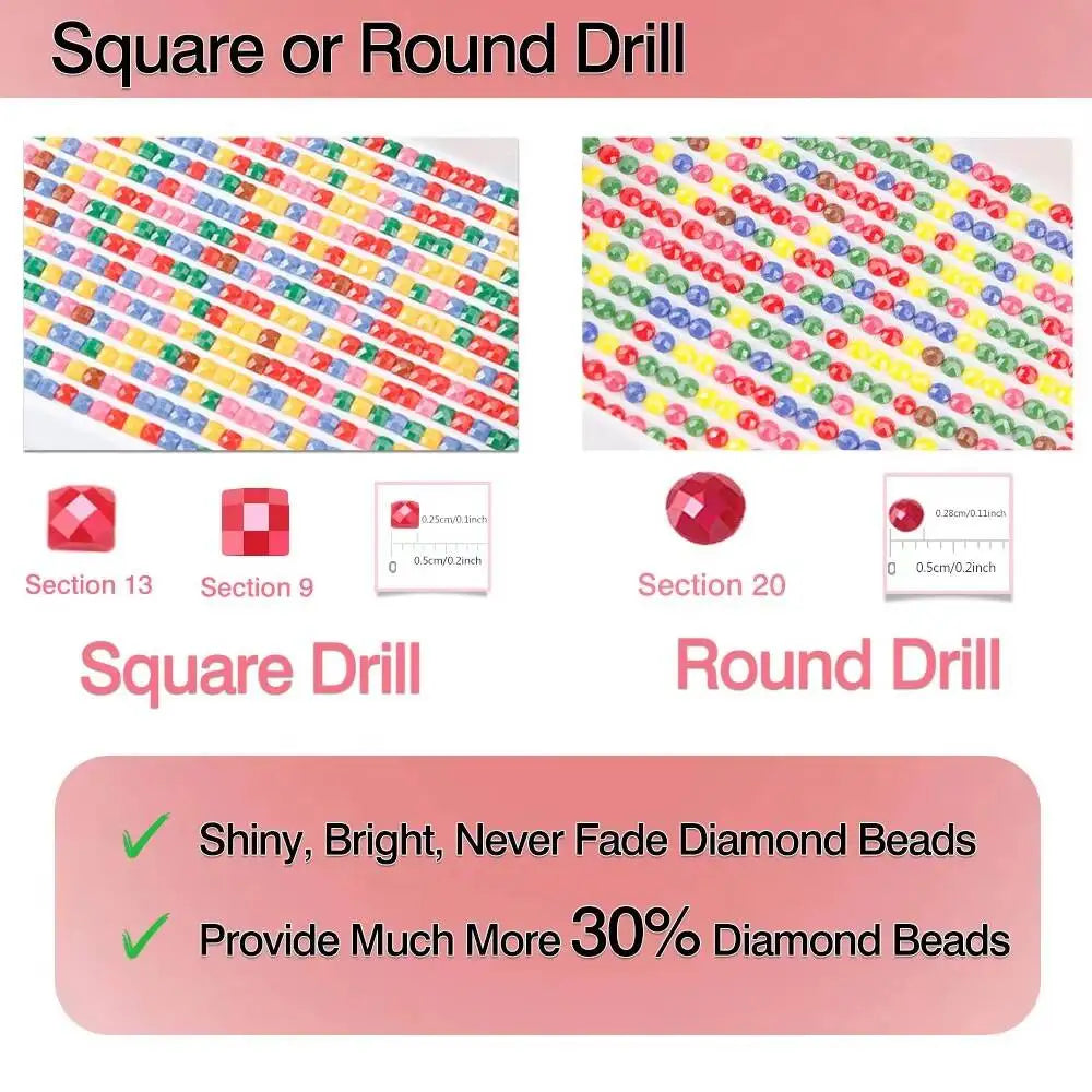 HUACAN 5D DIY Diamond Mosaic Bamboo Water Cat Animal Full Square Round Diamond Painting Kits Living Room Art Craft