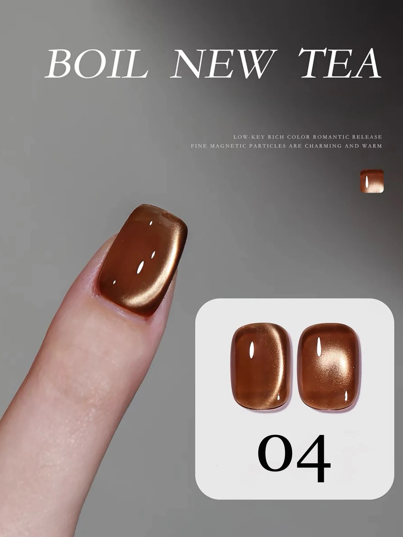 Night Cat Eye Gel Nail Polish