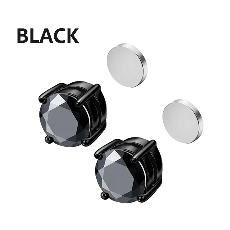 Magnetic Ear Clips Stud Earrings