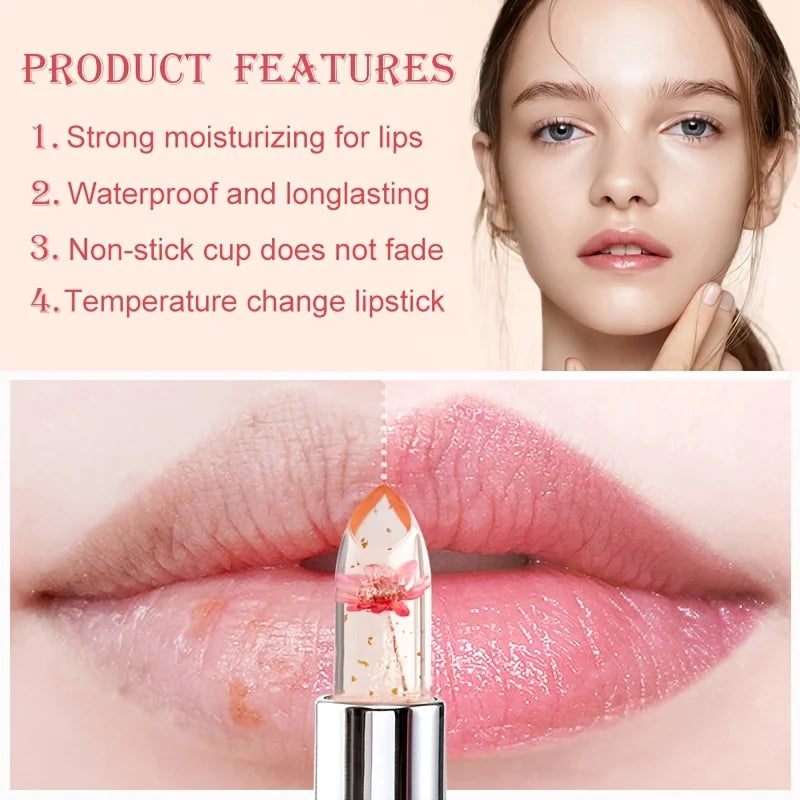 Crystal Flower Jelly Lipstick