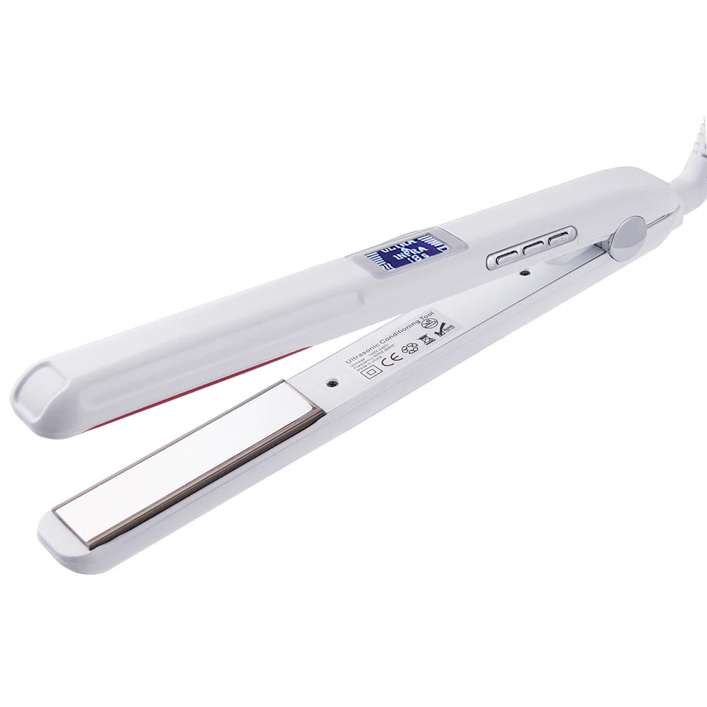 Hair Flat Irons Ultrasonic Infrared Cold Hair Straightener